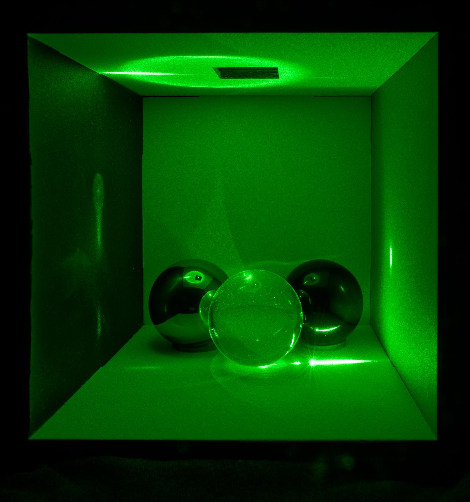 Cornell Box green laser